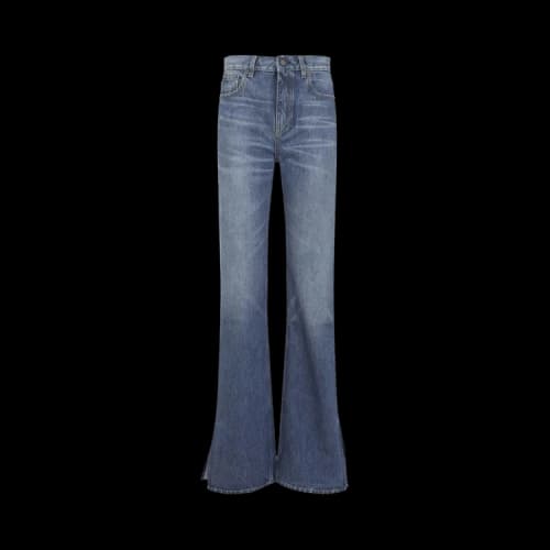 Chloé Jeans With Slits 'Faded Indigo'