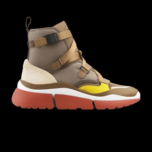 Chloé Sonnie High Top 'Sooty Khaki'
