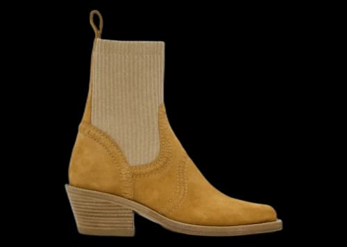 Chloe Nellie Suede Ankle Boots Quiet Brown (Women's)