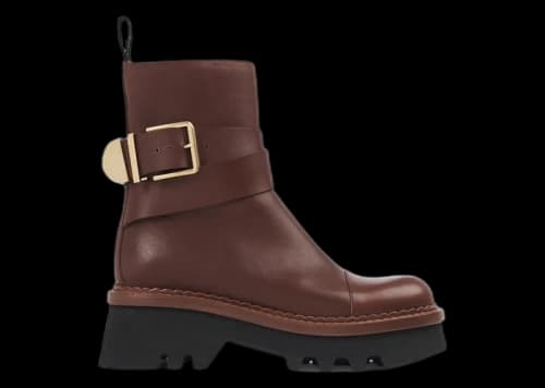 Chloe Owena Ankle Boots Brown (Women's)