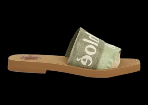Chloe Woody Mule Khaki (Women's)