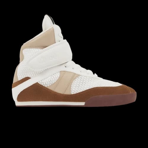 Chloé Kick High Sneaker 'Natural Brown' (Women's)