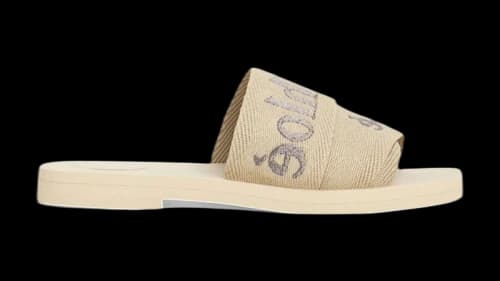 Chloe Woody Mule Beige (Women's)