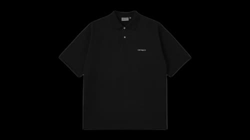 Carhartt WIP Levon Polo Shirt Black