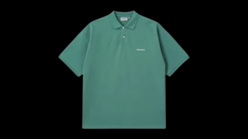 Carhartt WIP Levon Polo Shirt Light Green