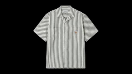Carhartt WIP Leavel Short Sleeve Shirt Black
