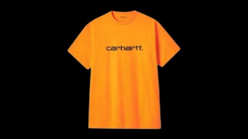 Carhartt WIP Embroidery T-shirt Orange (SS26)