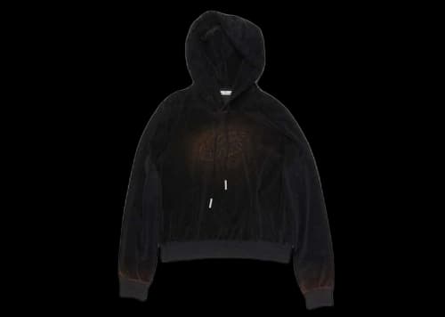 Acne Studios Hooded Fitted Sweater Black