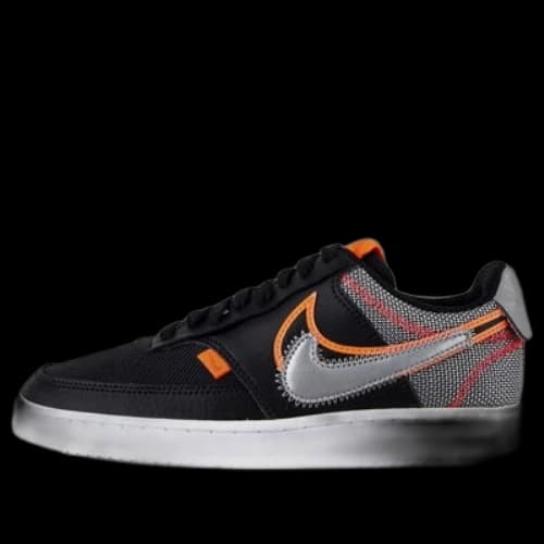 Nike Court Vision Low Premium 'Black Silver' (Women's)