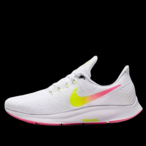 Nike Air Zoom Pegasus 35 'White Neon Pink Yellow' (Women's)