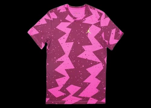 Nike Jordan Printed Poolside Tee Active Fuchsia