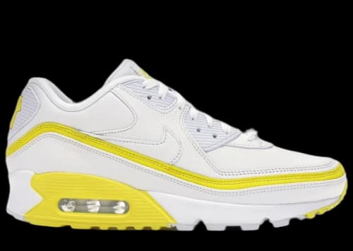 Nike Air Max 90 Undefeated White Optic Yellow