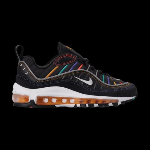 Nike Air Max 98 GS 'Black Multi'