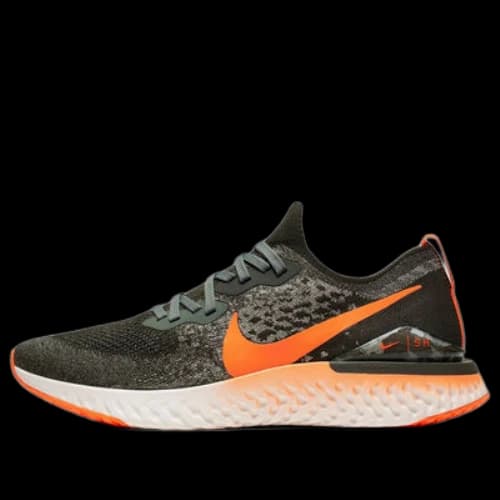 Nike Epic React Flyknit 2 'Black Orange'