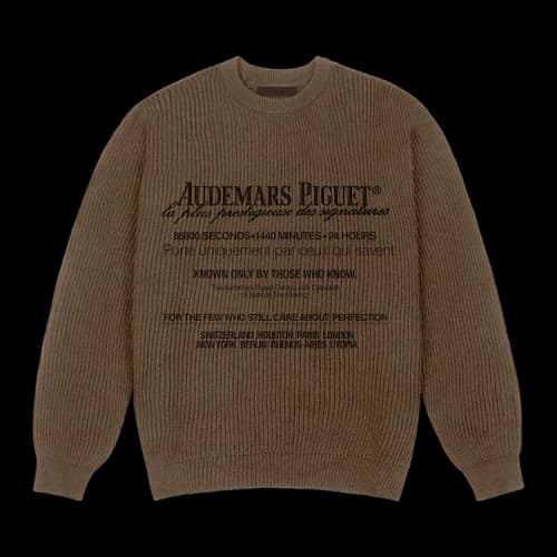 Cactus Jack by Travis Scott x Audemars Piguet Knitted Sweater 'Brown'