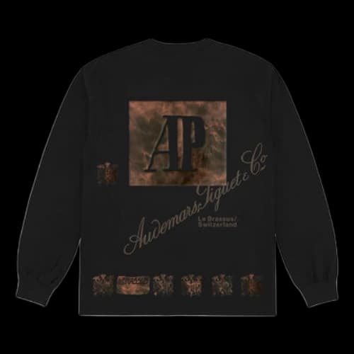 Travis Scott CJ x Audemars Piguet Le Brassus Long Sleeve T-Shirt 'Black'
