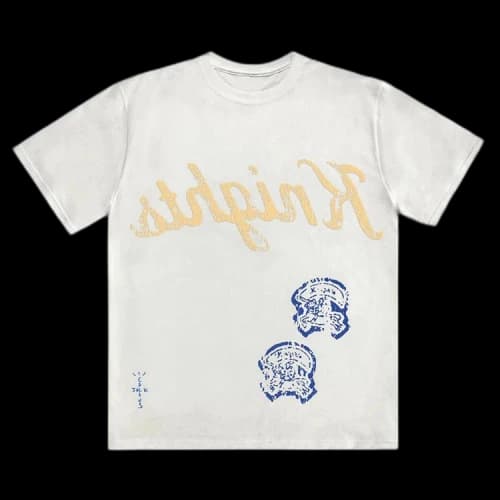 Cactus Jack by Travis Scott Elkins High School T-Shirt 'White'