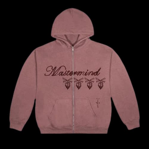 Cactus Jack by Travis Scott For Mastermind Skull Zip Up 'Mauve'