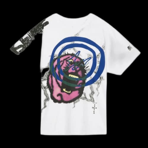 Travis Scott Cactus Jack x Fragment Design Tee 'White'