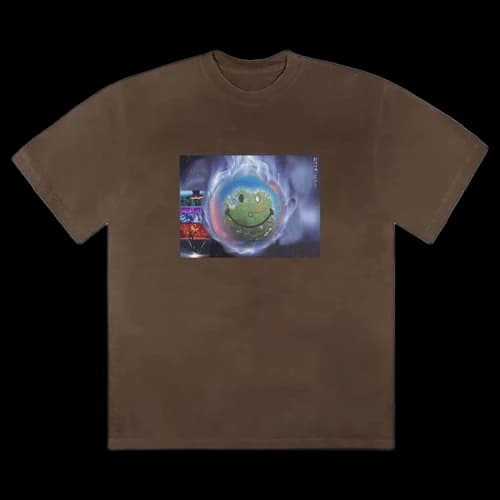 Cactus Jack by Travis Scott World Event T-Shirt 'Brown'