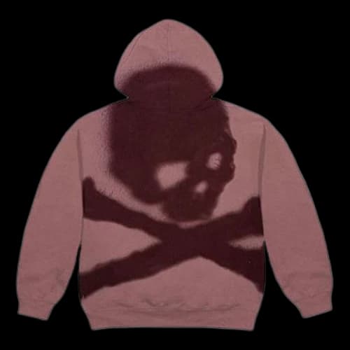 Travis Scott Cactus Jack For Mastermind Skull Zip Up Hoodie 'Washed Red'