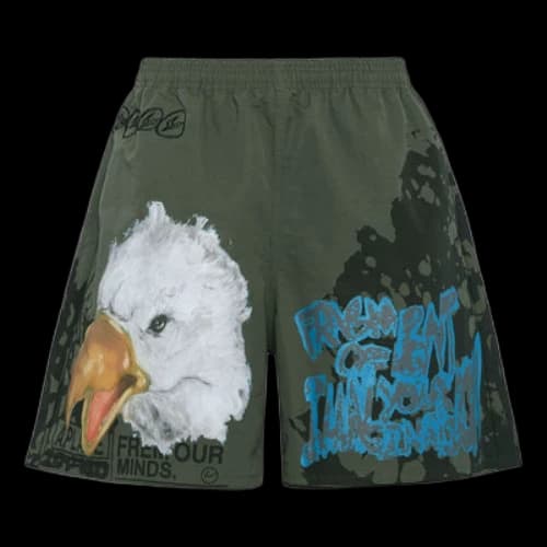 Travis Scott Cactus Jack For Fragment Imagination Shorts 'Olive'