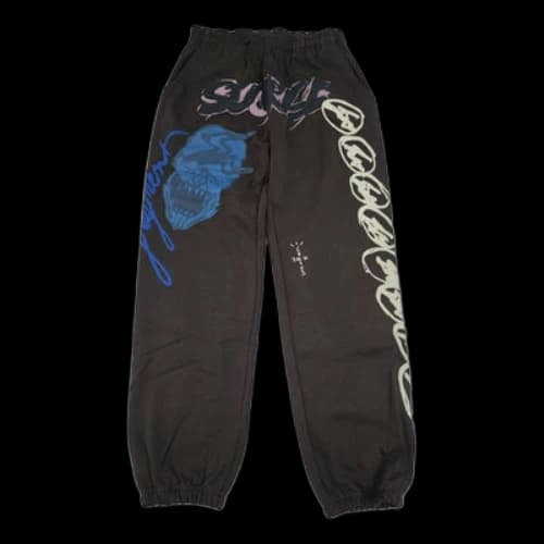 Travis Scott Cactus Jack For Fragment Sunrise Sweatpants 'Washed Black'