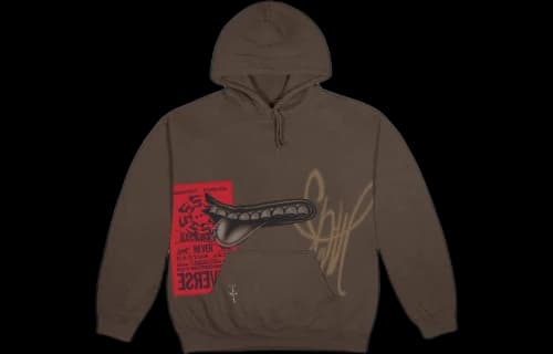 Travis Scott Grin Hoodie 'Brown'