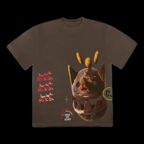 Travis Scott Never Backward T-shirt 'Brown'