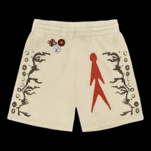 Travis Scott Cactus Jack FW22 Character Shorts 'Natural'