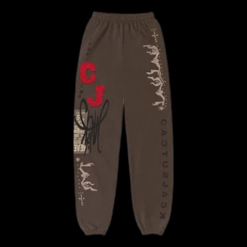 Travis Scott Flare Sweatpants 'Brown'