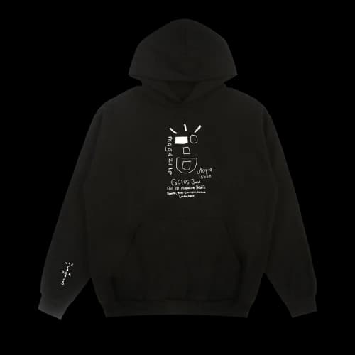 Cactus Jack by Travis Scott x i-D The Cactus Wink Hoodie 'Black'