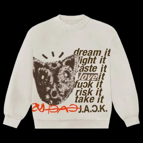 Cactus Jack by Travis Scott D.L.T.L.F.R.T. Crewneck 'Cream'