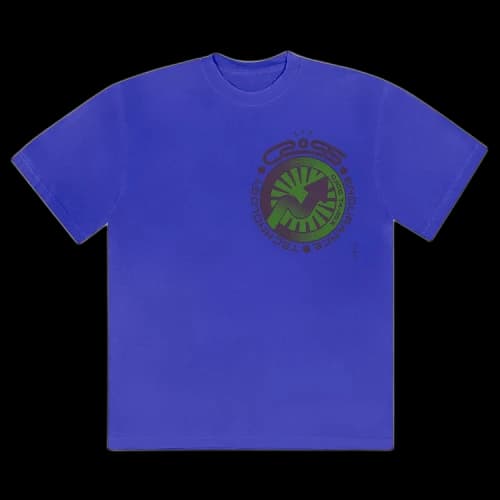 Cactus Jack by Travis Scott Cross Tech Tee I 'Royal'
