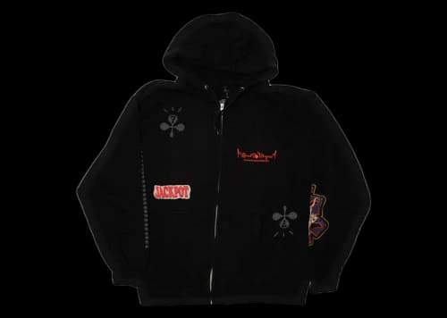 Travis Scott Road to Utopia Las Vegas Aces Zip Hoodie Black