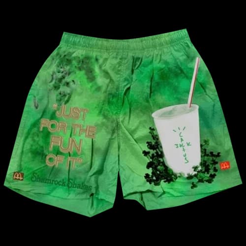 Cactus Jack by Travis Scott x McDonald's Shamrock Shake Shorts 'Green'