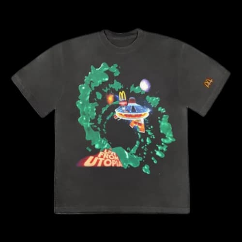Travis Scott Fly-Thru T-shirt 'Washed Black'
