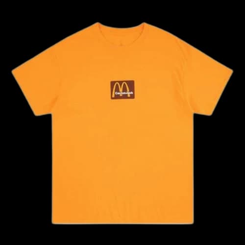 Travis Scott x Mcdonald Cactus Jack Unisex Round-neck Yellow