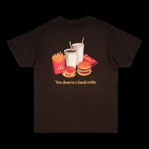 Travis Scott x Cactus Jack McDonald's Deserve A Break T-Shirt 'Brown'