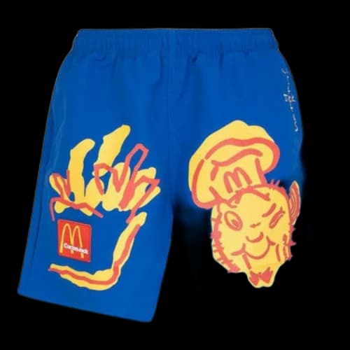 Travis Scott Cactus Jack SS22 x McDonalds Illustration II Shorts 'Blue'