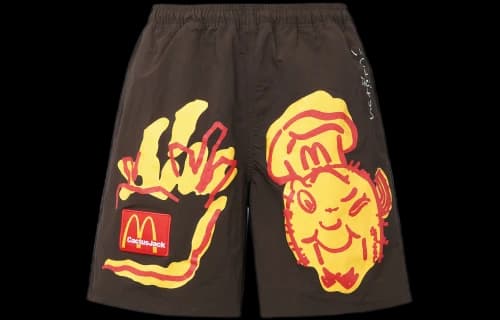 Travis Scott Cactus Jack SS22 x McDonalds Illustration II Shorts 'Brown'