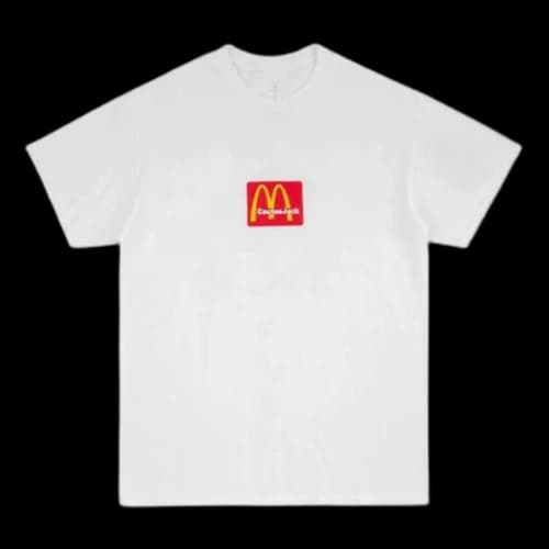 Travis Scott Cactus Jack x Mcdonald Unisex Round-neck White