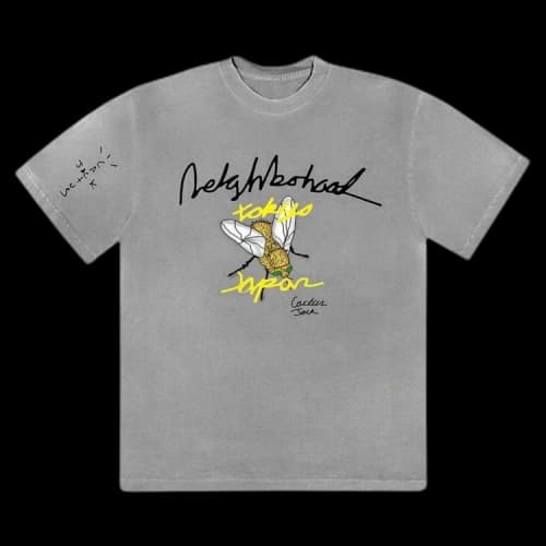 Cactus Jack by Travis Scott x Neighborhood Carousel T-Shirt 'Grey'