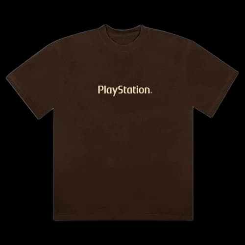 Cactus Jack by Travis Scott Motherboard Logo II T-Shirt 'Brown'