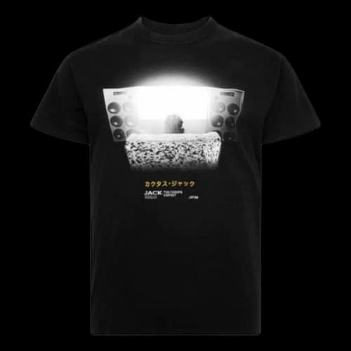 Travis Scott Cactus Jack x Playstation Chair T-Shirt 'Black'