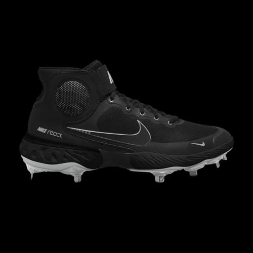 Nike Alpha Huarache Elite 3 Mid 'Black Metallic Silver'