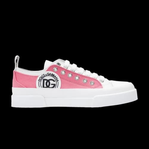 Dolce & Gabbana Portofino 'DG Logo - Pink White' (Women's)