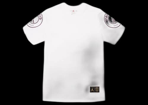 Jordan x Paris Saint-Germain PSG Logo Tee White
