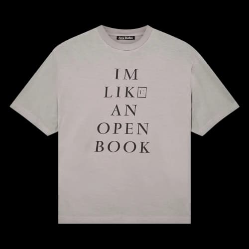 Acne Studios Heat Reactive T-Shirt in Grey 'Grey'