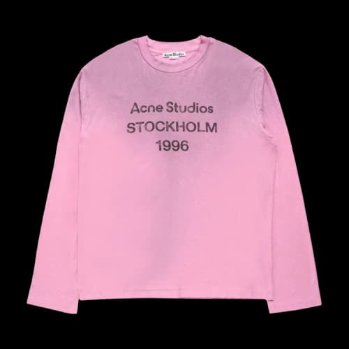 Acne Studios Logo Long-Sleeve T-Shirt